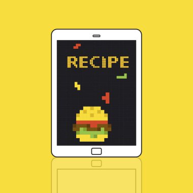 Web tasarım şablonu dijital tablet