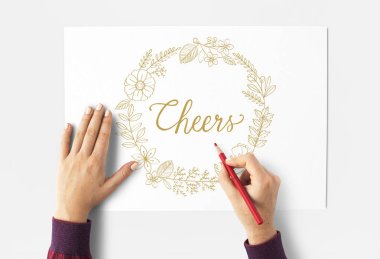 kişi kalem ile metin yazma