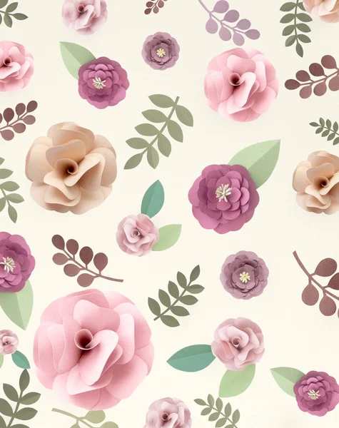 Belo padrão de flores flor — Fotografia de Stock
