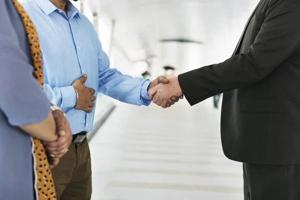 Business People Shaking Hands Concept Acordo — Fotografia de Stock