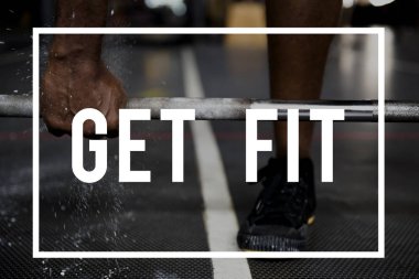 Barbell ile eğitim sporcu