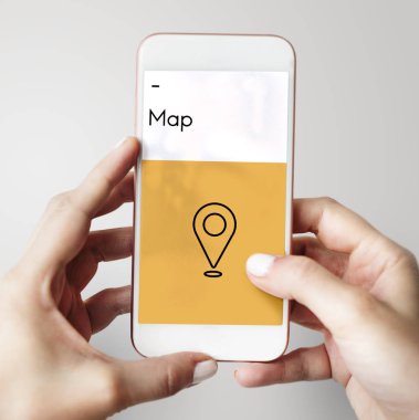 Cep telefonu holding insan eller