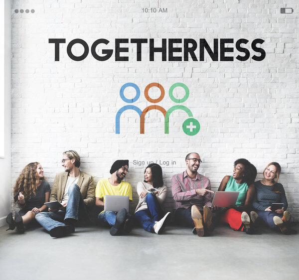 diversity friends near wall