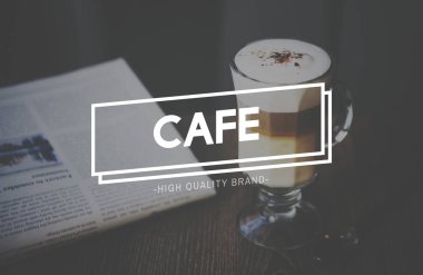 sabah latte kahve ve gazete