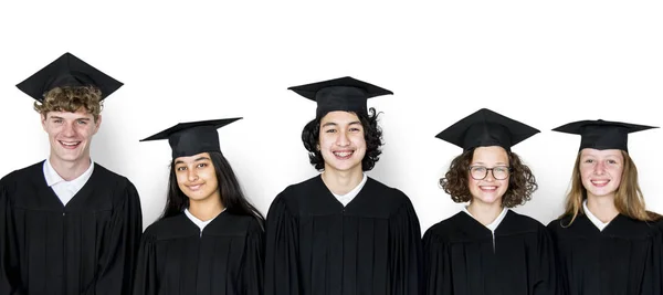 Estudante Acadêmico Amigos — Fotografia de Stock