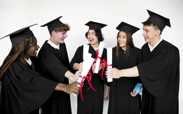 Studente Amici accademici — Foto Stock