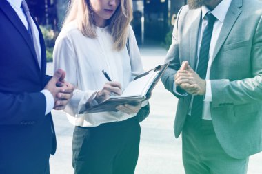 Toplantıdaki iş adamları