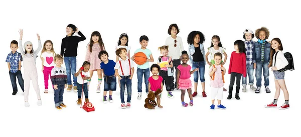 Belas crianças multiétnicas — Fotografia de Stock