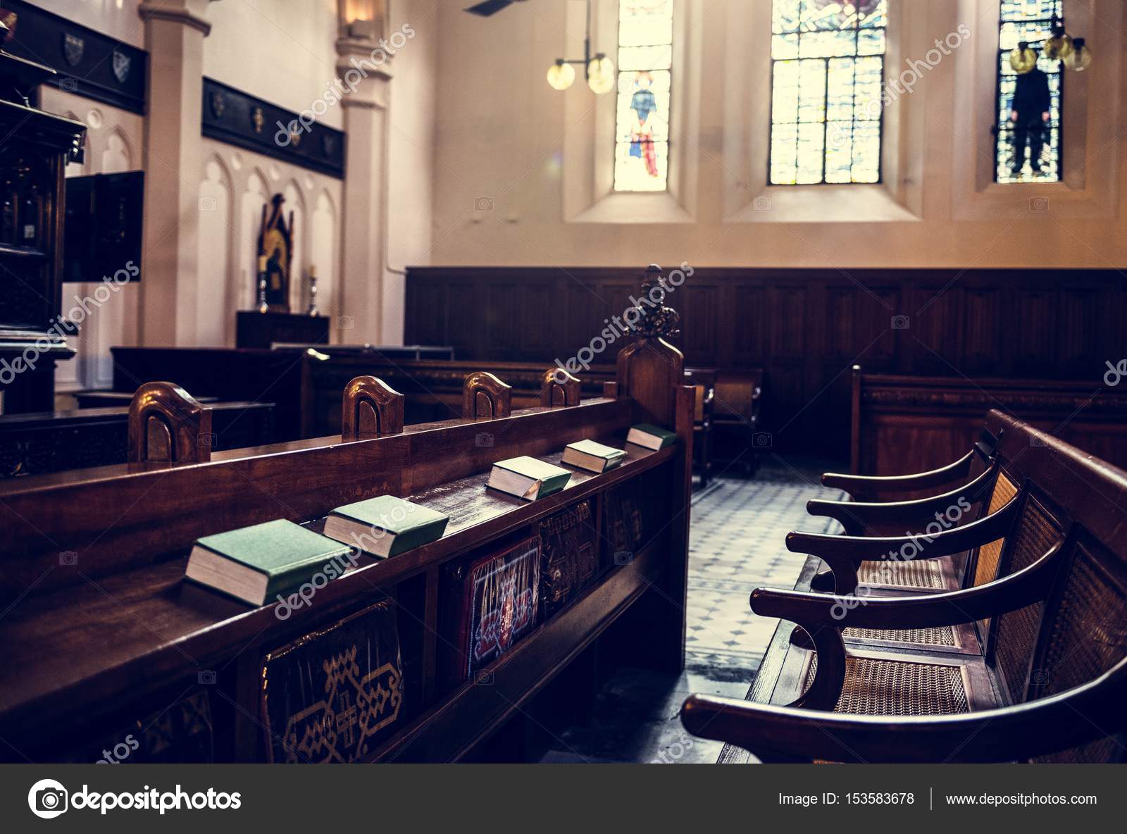 Empty Church Interior Stock Photo C Rawpixel 153583678