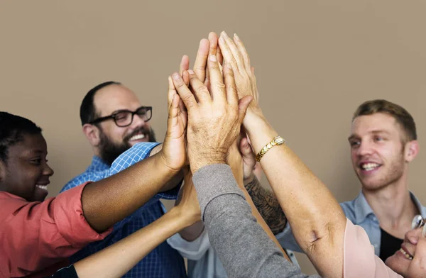 People Hands Together — Stock Photo, Image