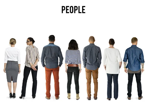 Diversity people standing — Stock Photo, Image