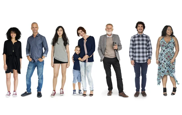 Conjunto de personas de diversidad — Foto de Stock