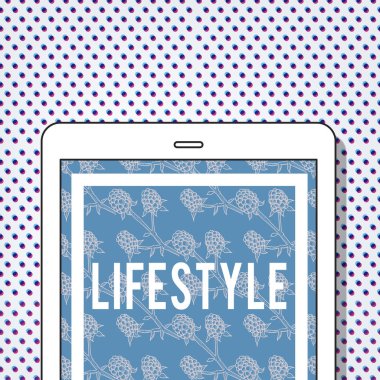 Web tasarım şablonu dijital tablet