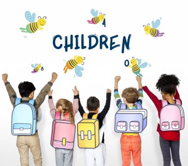 el ele tutuşarak okul çocukları