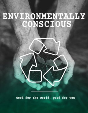 el ve geri dönüşüm simgesini