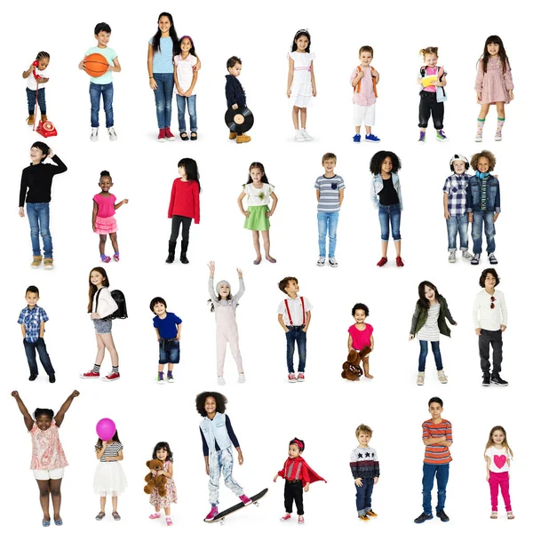 Vackra multietniskt barn — Stockfoto
