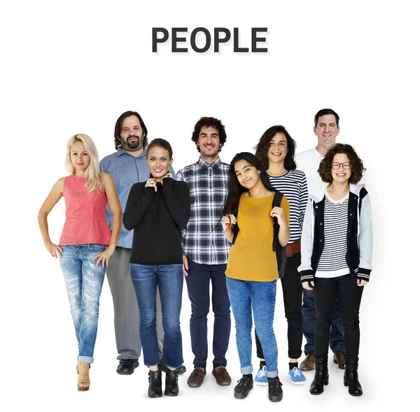 Grupo de personas de diversidad — Foto de Stock