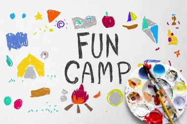 Sanat ve renkli boya