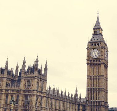 Big Ben'e ve Parlamento, Londra İngiltere evleri