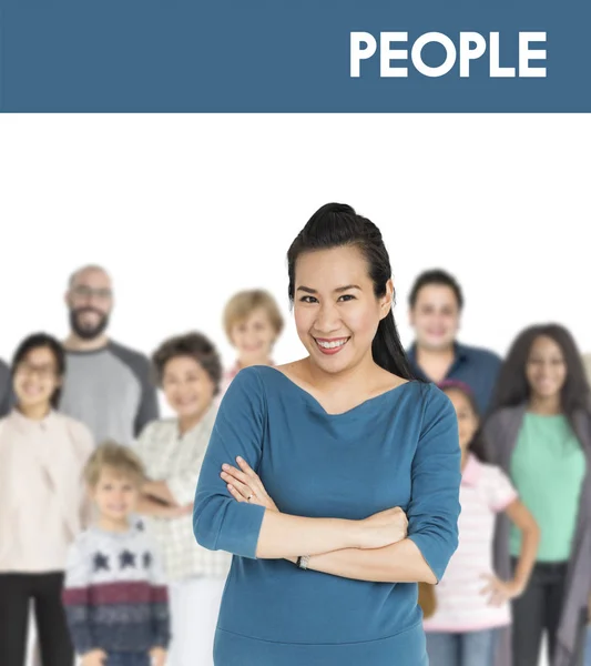 Grupo de pessoas diversidade — Fotografia de Stock