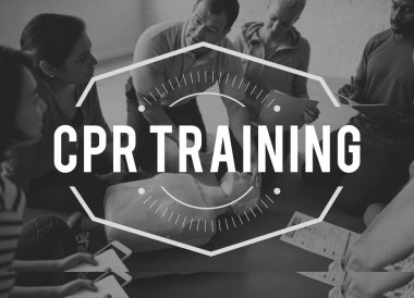 İnsanlar üzerinde Cpr ilk yardım eğitimi