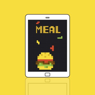 Web tasarım şablonu dijital tablet