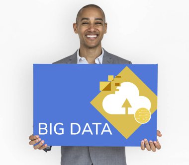 İş adamı sunan tasarlamak