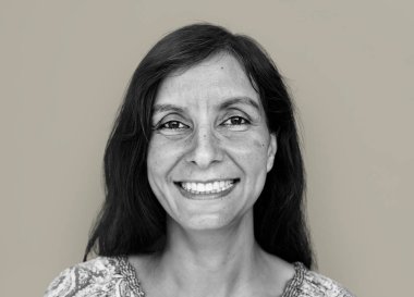 Orta yaşlı Hintli kadın