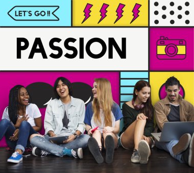 Hipster arkadaş birlikte