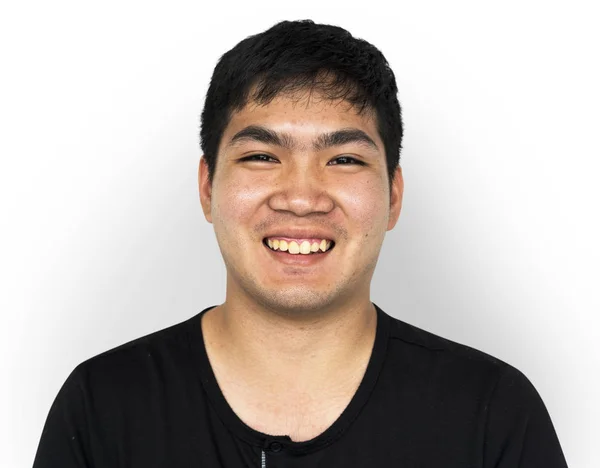 Adult asian ethnicity man face — Stock Photo, Image