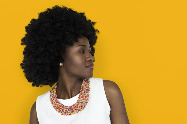 African Woman Portrait in the Studio