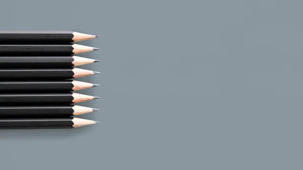 Чорний малювання олівці — стокове фото