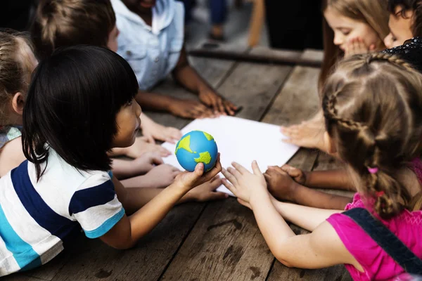 Excursão estudante escola — Fotografia de Stock