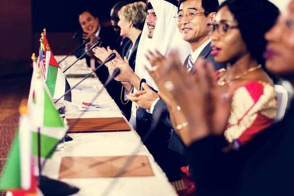 People Clapping Hands on business meeting — Stock Photo, Image