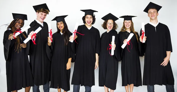 Graduated students celebration — Stock Photo, Image