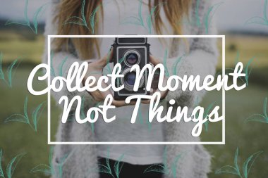 bağbozumu kamera kadınla