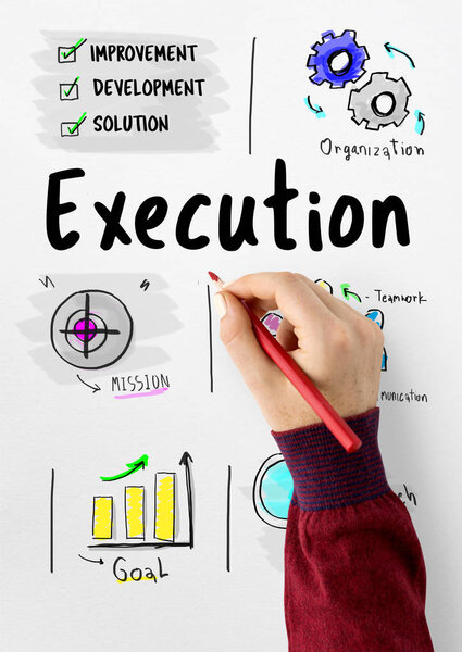 person writing text with pencil