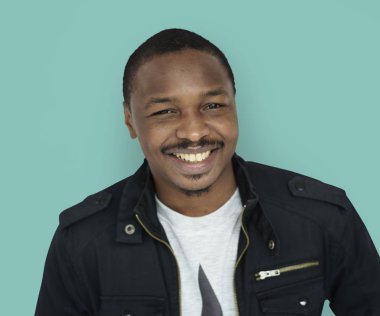 Afrikalı erkek gülümseyen