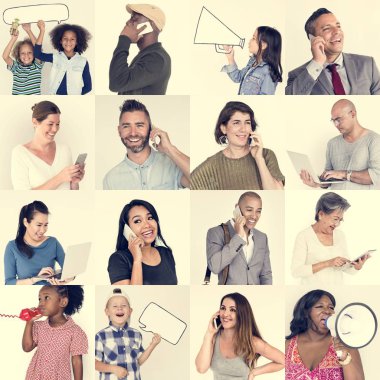 farklı iletişim teknolojileri kullanan kişiler 