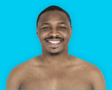 Afrikalı erkek gülümseyen