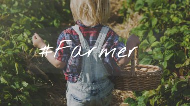 Çocuk kot hasır sepet ile genel