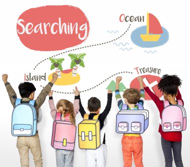 el ele tutuşarak okul çocukları