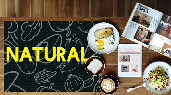 Morning breakfast on the table — Stock Photo, Image