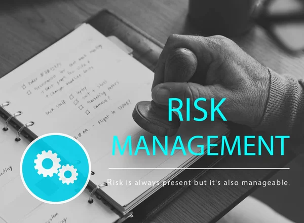 Koncepce řízení rizik — Stock fotografie