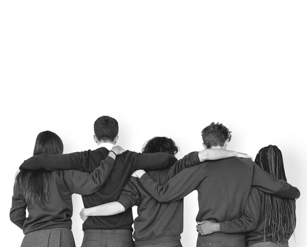 Students wearing uniform — Stock Photo, Image