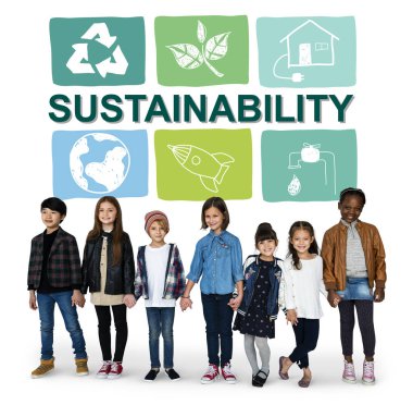 okul çocukları birlikte