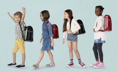 çeşitlilik çocuk okula yürüme