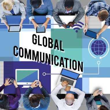 dijital cihazlar kullanarak iş adamları