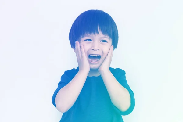 Usmívající se asijské boy — Stock fotografie