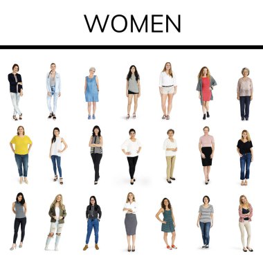 güzel ve çok ırklı kadın